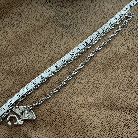 Vintage Silver Metal Chain Belly Waist Belt - Picture 13 of 13